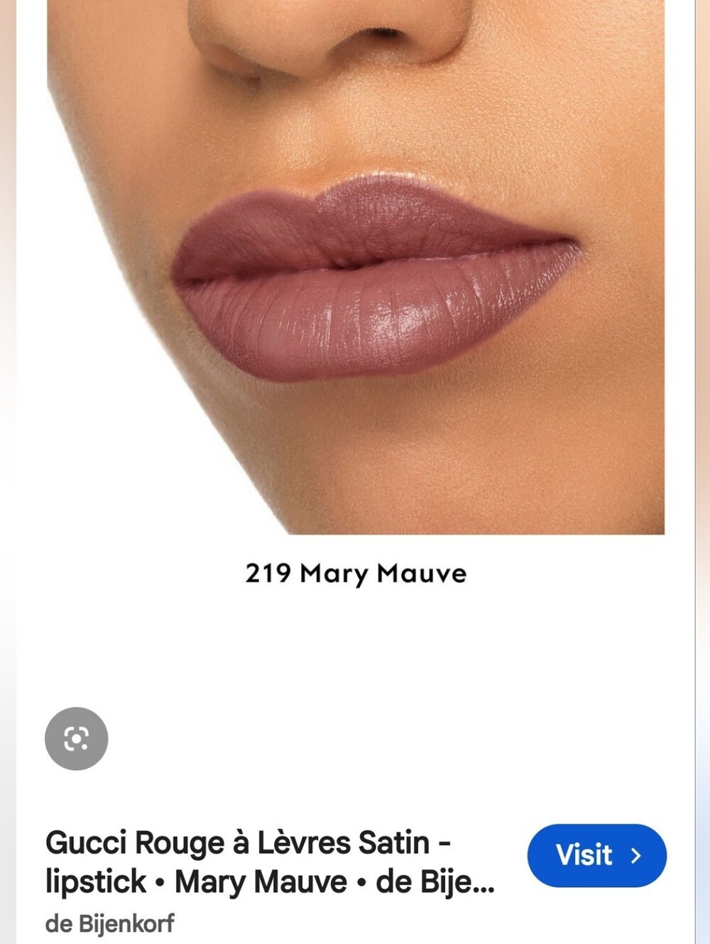 Gucci Satin Lipstick - 219 Mary Mauve